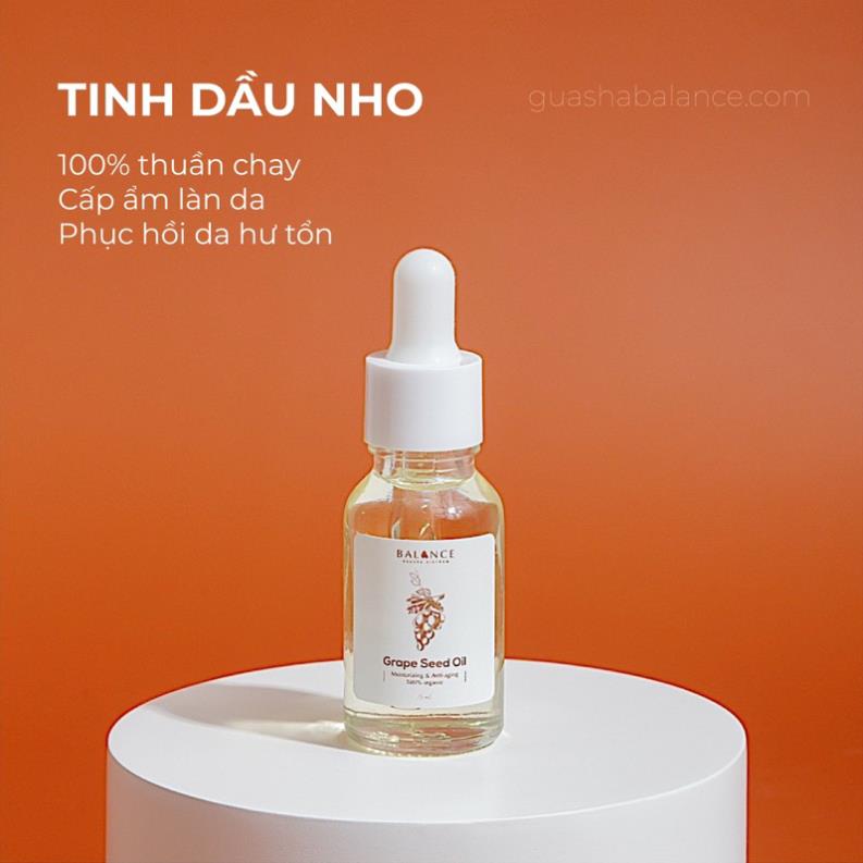 Tinh dầu oil hạt nho hữu cơ - cấp ẩm & sáng da & trẻ hóa & phục hồi da hư tổn