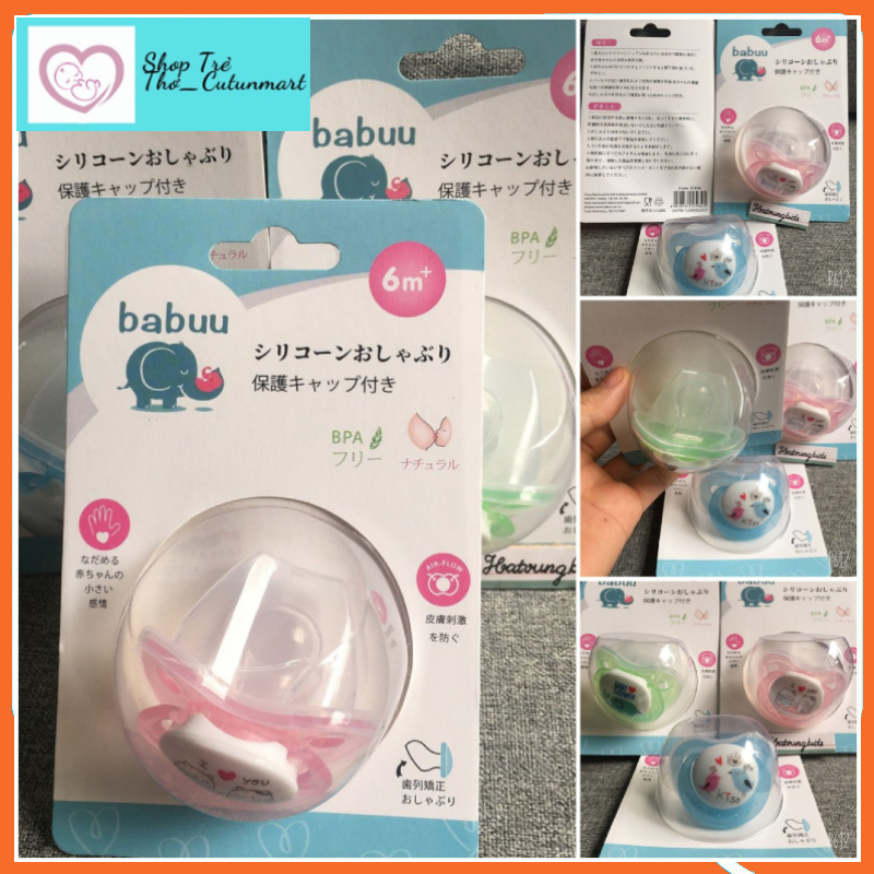 Ti giả/ ti ngậm chỉnh nha Babuu Nhật Bản cho bé.
