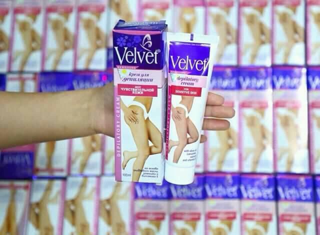 Kem tẩy lông Velvet Nga