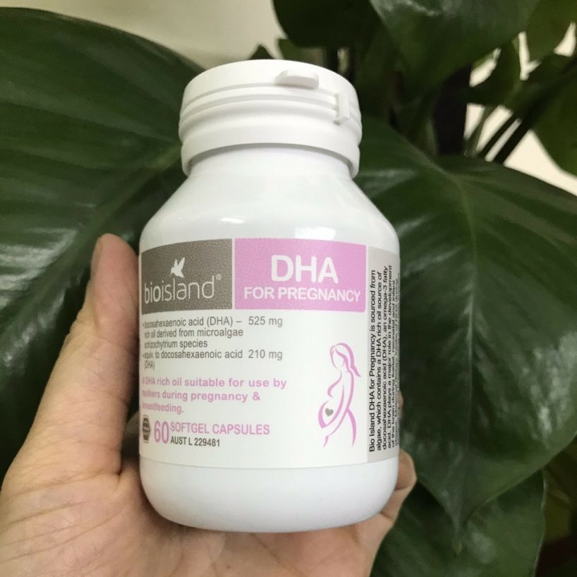 Viên uống bổ sung Dha cho bà bầu - Bioisland DHA for Pregnancy