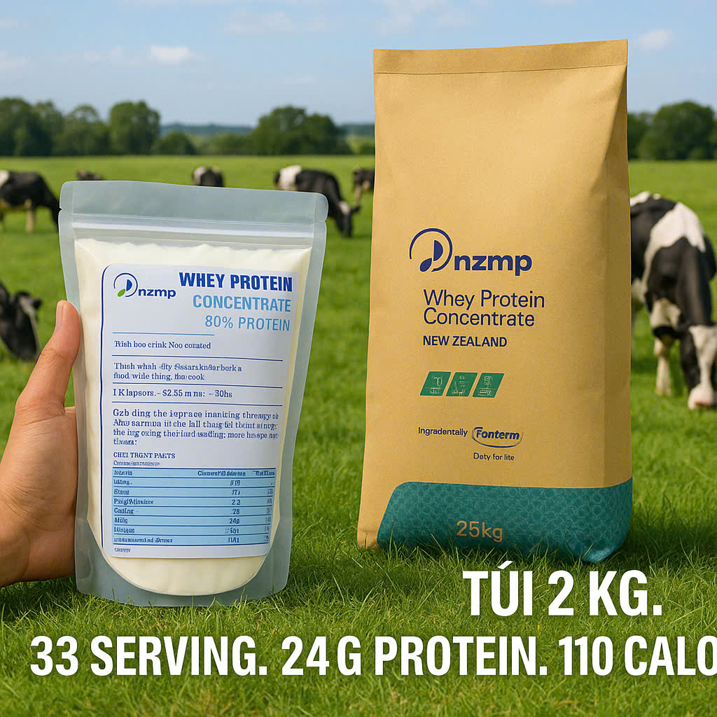 Mua 5 Tặng 1Kg Whey Protein Concentrate NZMP