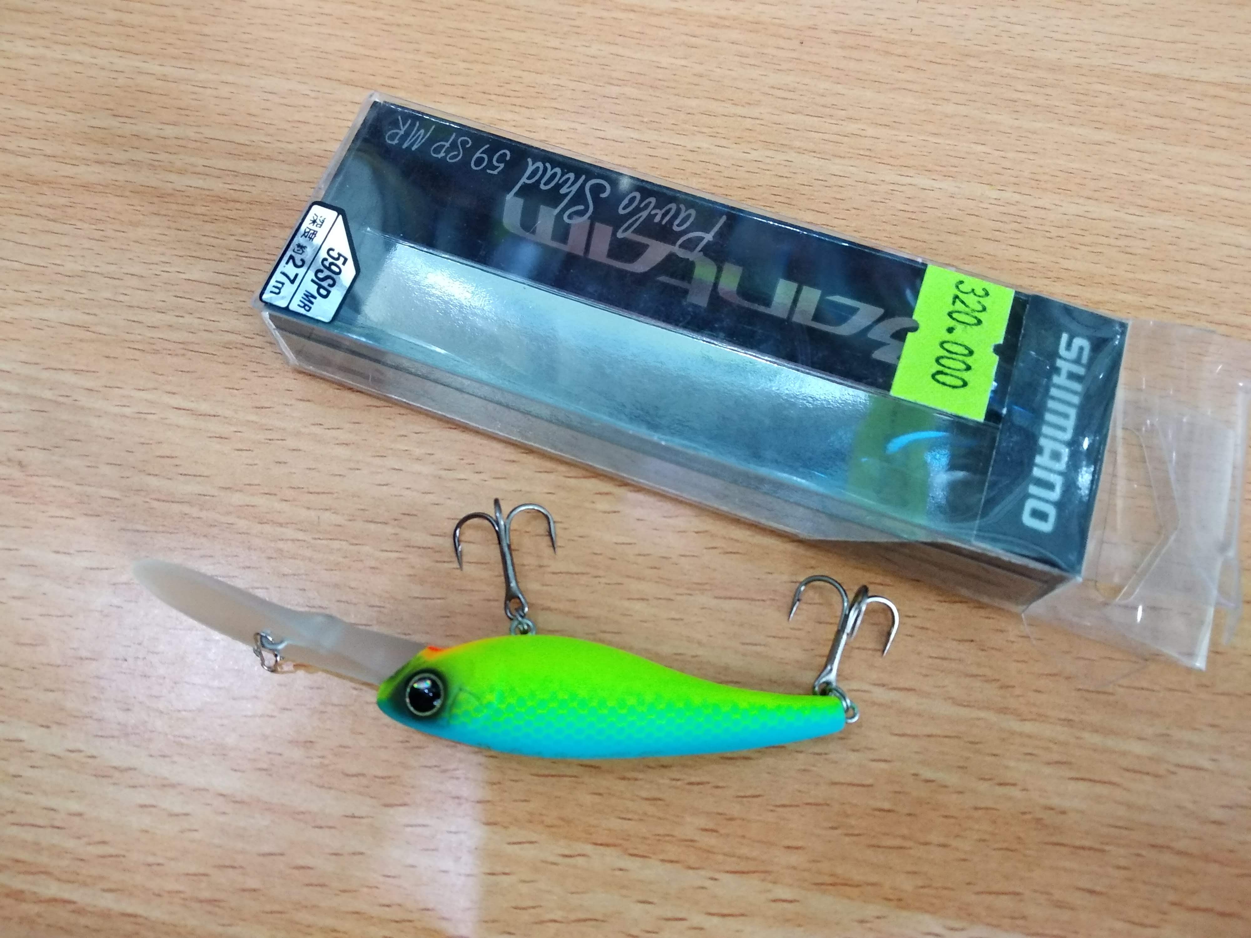 Mồi câu cá shimano bantam pavlo shad 59sp mr zm-406q - 6g