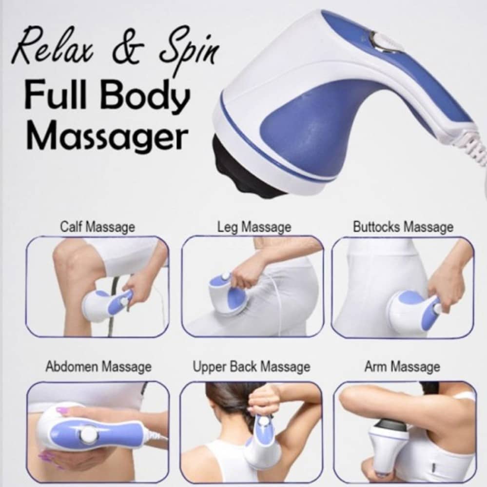Máy mát xa lưng vai cổ cầm tay 5 đầu RELAX