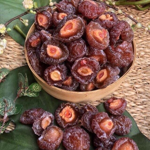 1kg ô mai đào nâu bổ