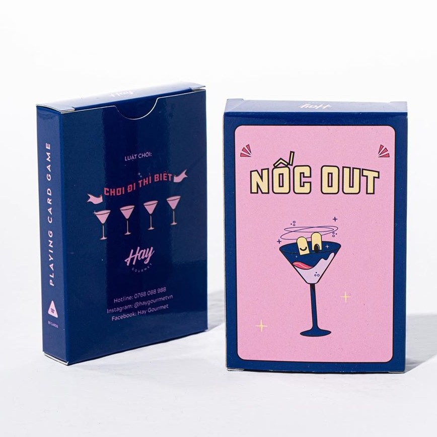 ✆☽♕ Bộ bài Nốc Out - Drinking Game hot trend giúp khuấy động các buổi hội họp tụ tập vui chơi cùng bạn bè
