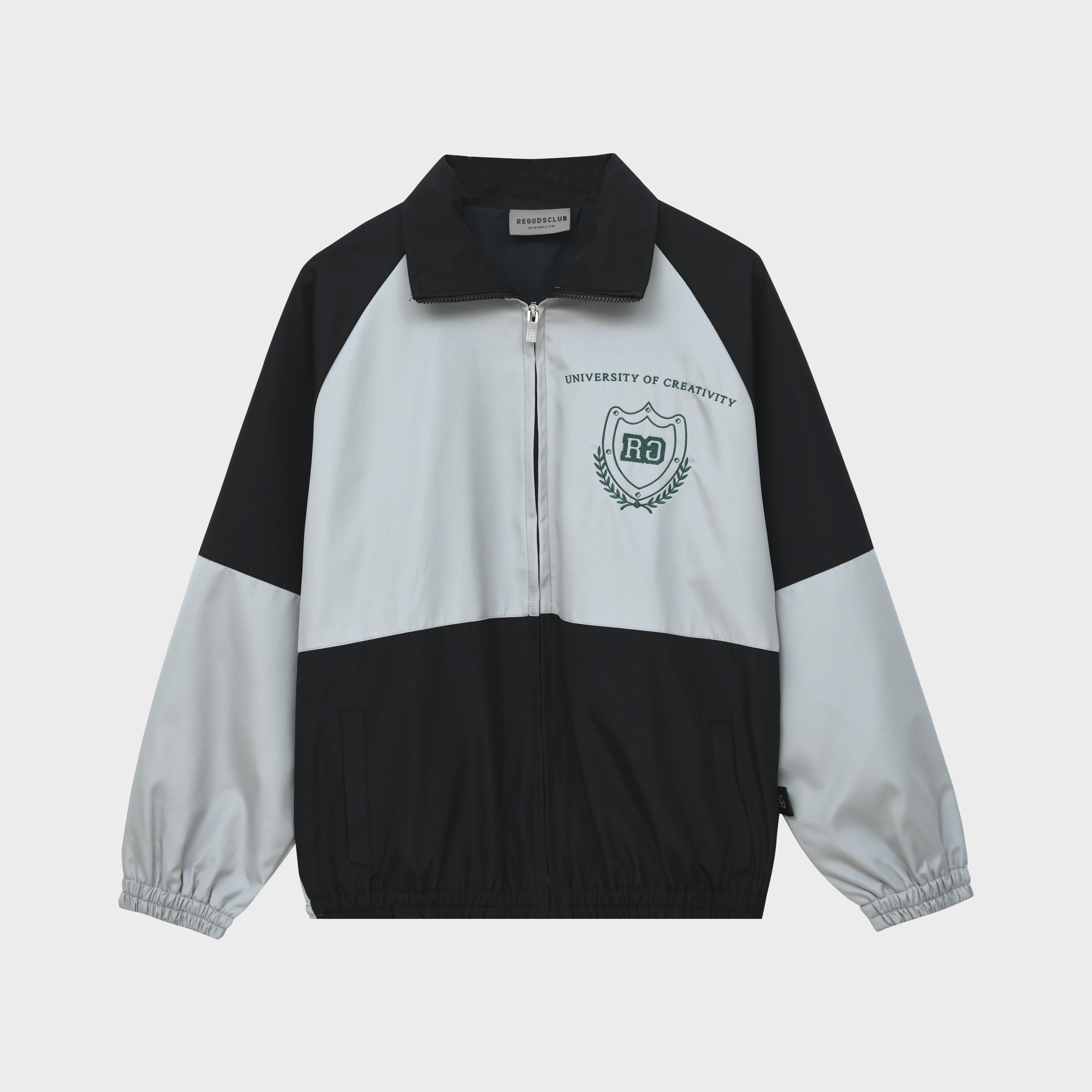 Áo khoác dù cổ bẻ REGODS form rộng unisex nam nữ vải dù 2 lớp dày dặn - Jacket dù Uni