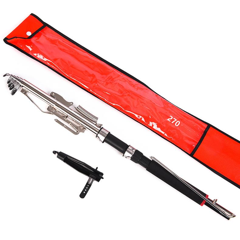 Cần câu rút tự động giật có kết hợp chống cần LEO 22738
