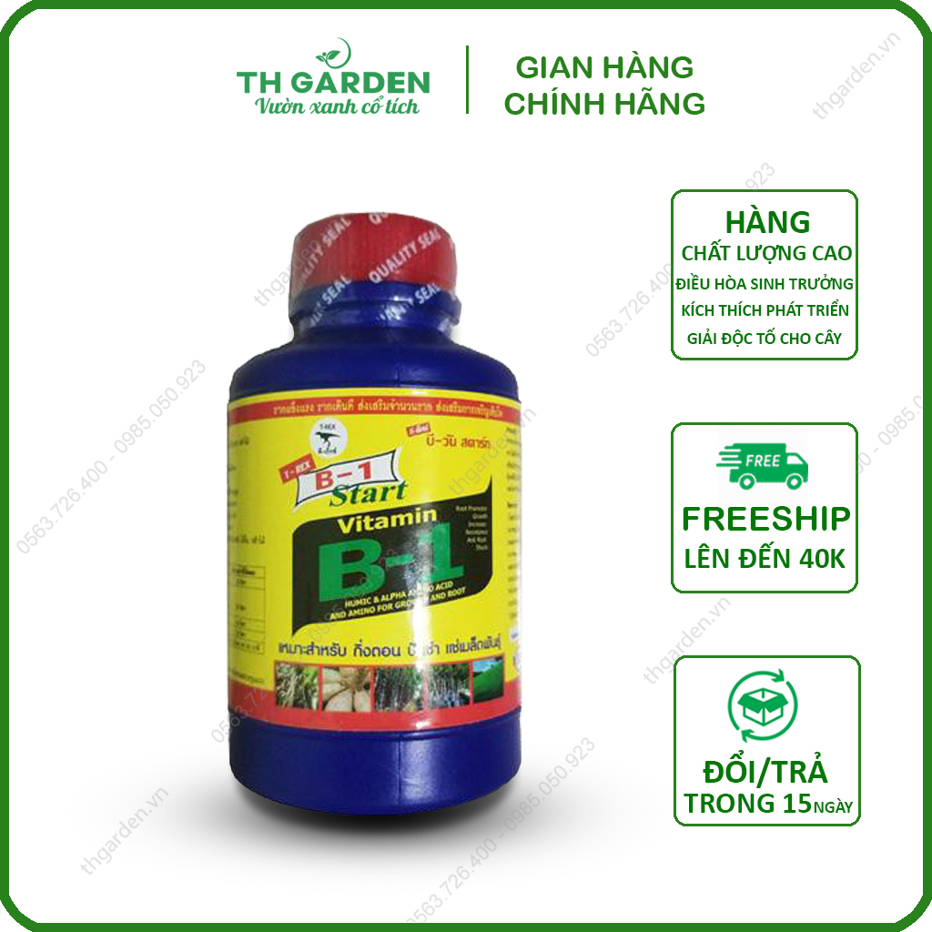 Chế phẩm vitamin b1 cho lan - hàng nhập khẩu thái lan - kích thích, điều hoa sinh trưởng cho cây, kích rễ phát triển mạnh