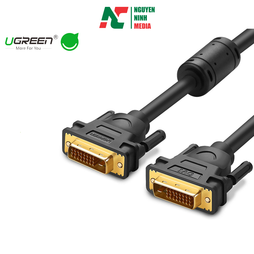Cáp tín hiệu dvi-d 2 đầu đực dài 1.5m ugreen dv101 11606