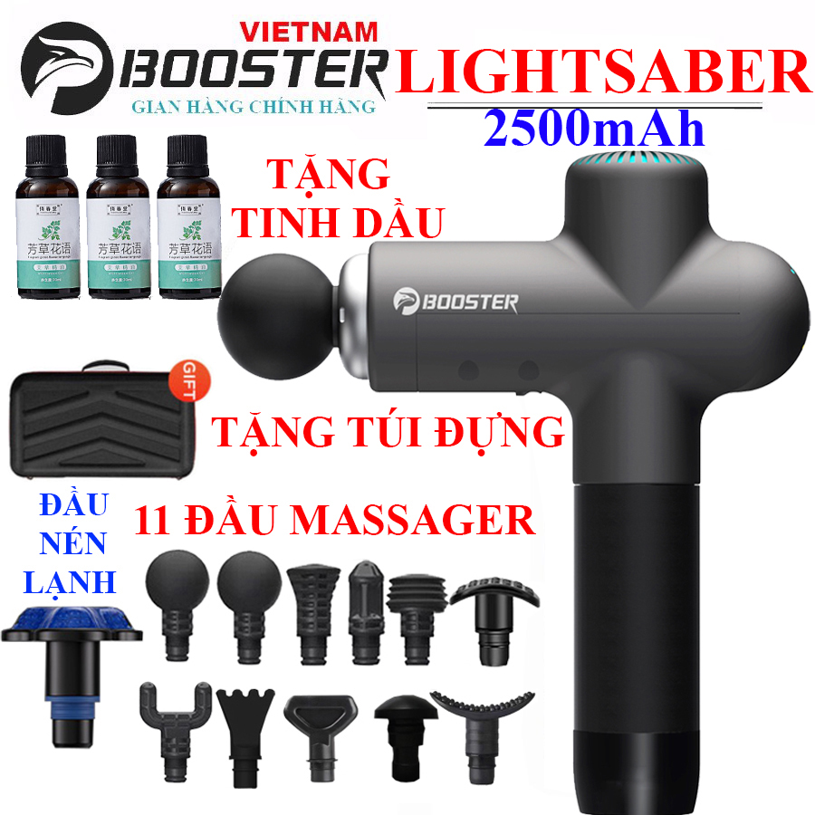 11 đầu massager - booster u1 - booster lightsaber - booster light mini máy massager cầm tay chuyên dụng giãn cơ giảm đau nhanh do tập gylm, vận động. giảm đau vai gáy, cột sống lưu thông tuần hoàn máu, giải phóng axit trong máu nhanh