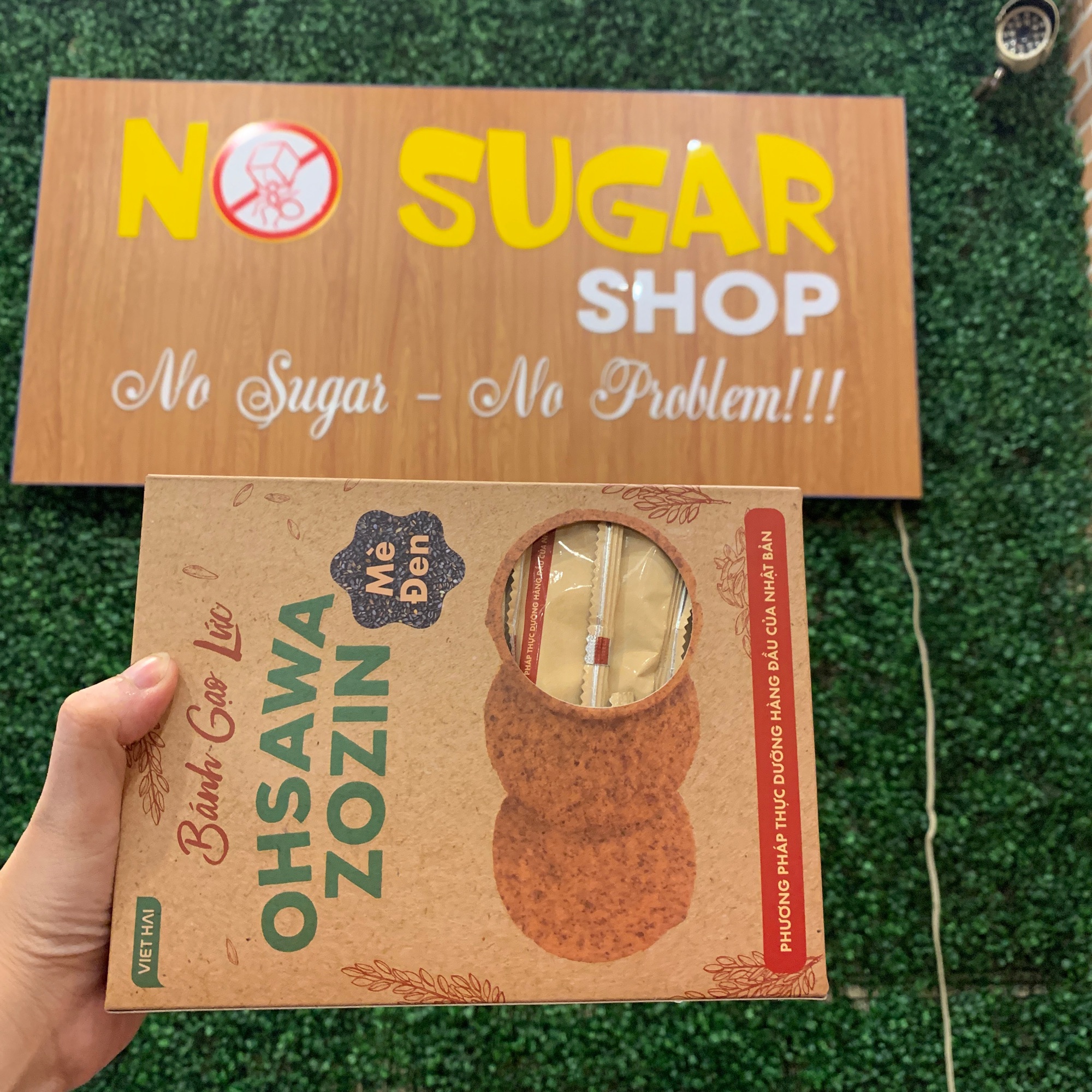 Bánh gạo lứt Zozin mè đen