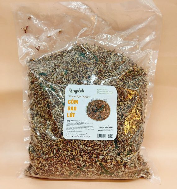Cốm gạo lứt rong biển kingdeli 500gr/1kg