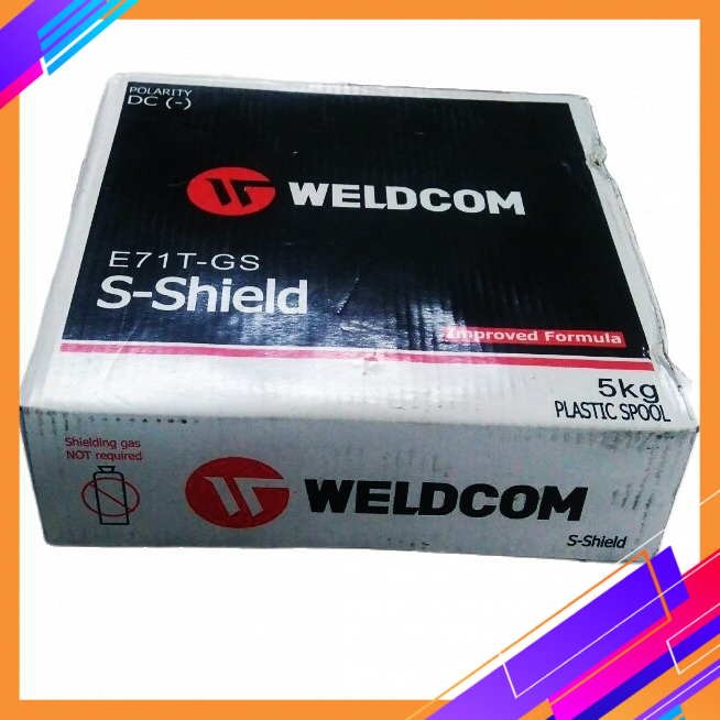 Dây hàn mig lõi thuố c e71t-gs hãng weldcom -5kg, hàn mig không khí