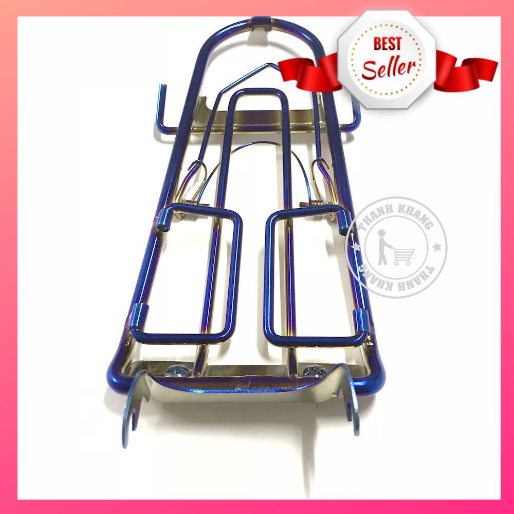 Baga bửng exciter 150 inox 10 ly đầu tròn titan màu xanh dương thanh khang 006000830