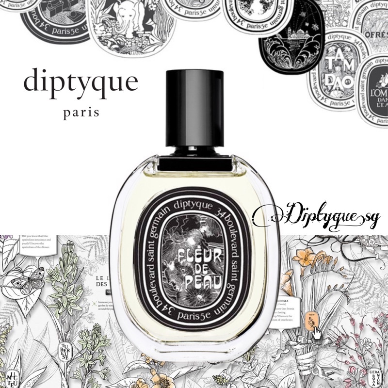 Mẫu thử nước hoa diptyque fleur de peau edp test 5ml/10ml/20ml
