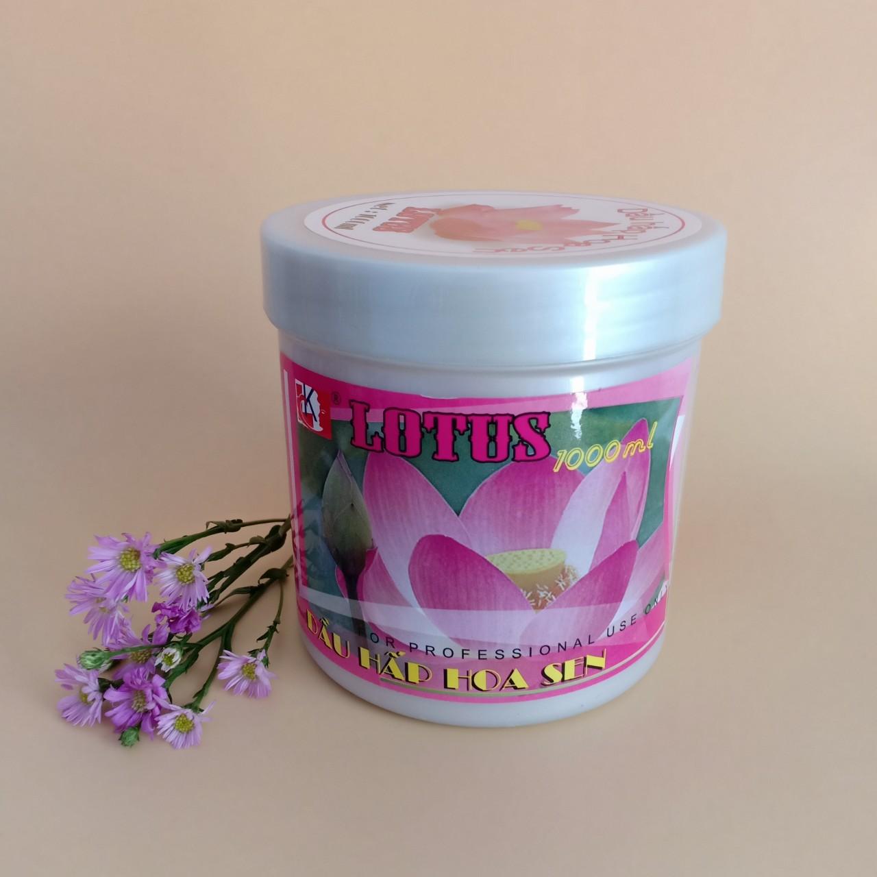 Dầu hấp dưỡng tóc hoa sen 1000ml