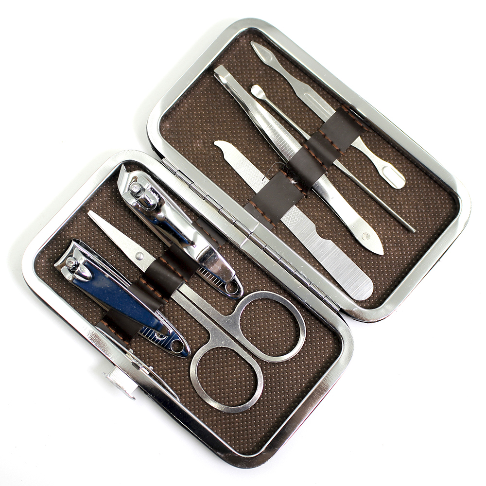 Bộ dụng cụ chăm sóc móng 7 món (Kìm bấm móng tay, móng chân loại to, bộ dụng cụ cắt tỉa móng tay 7 chi tiết loại to)