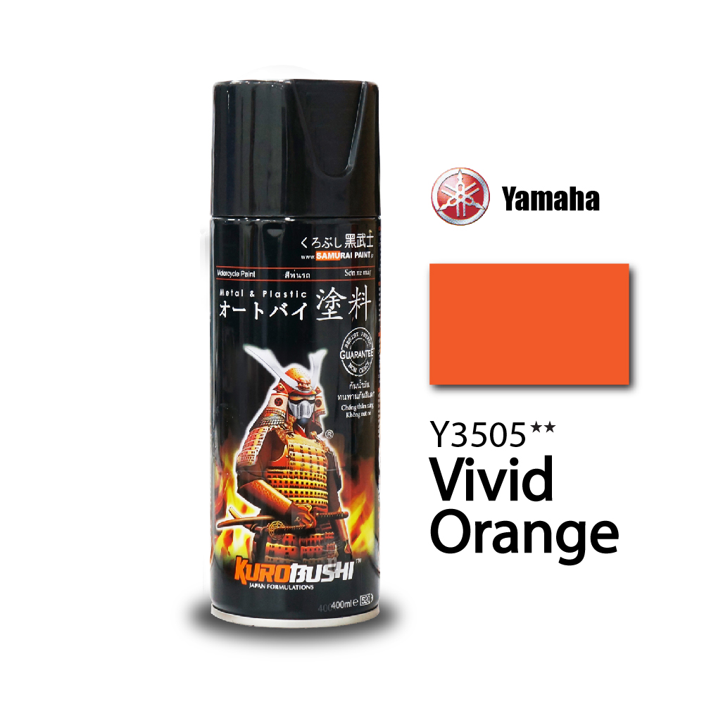 SƠN SAMURAI KUROBUSHI YAMAHA MÀU CAM RỰC (VIVID ORANGE) (Y3505**)