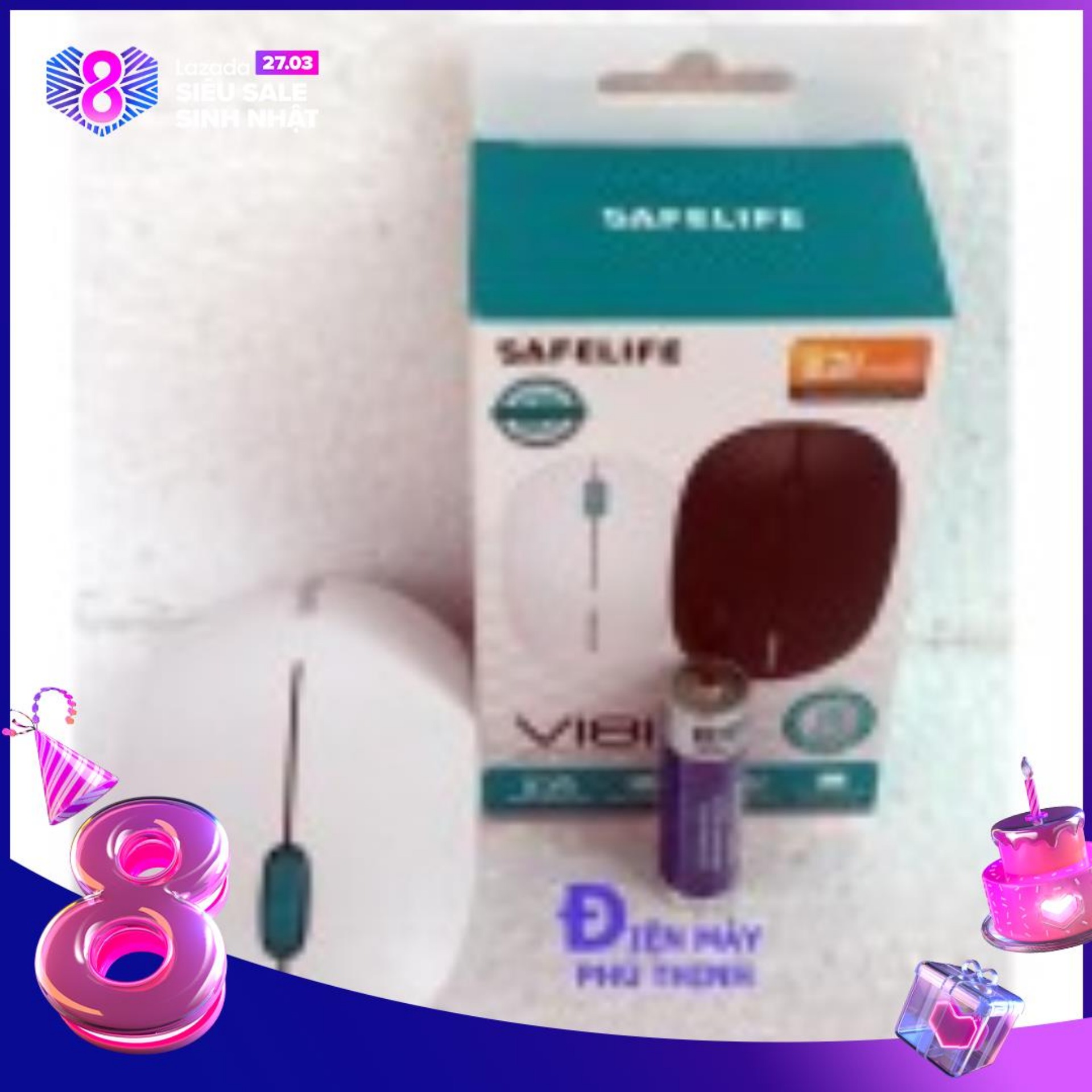 Chuột không dây văn phòng cao cấp SAFELIFE (Hàng nhập khẩu)