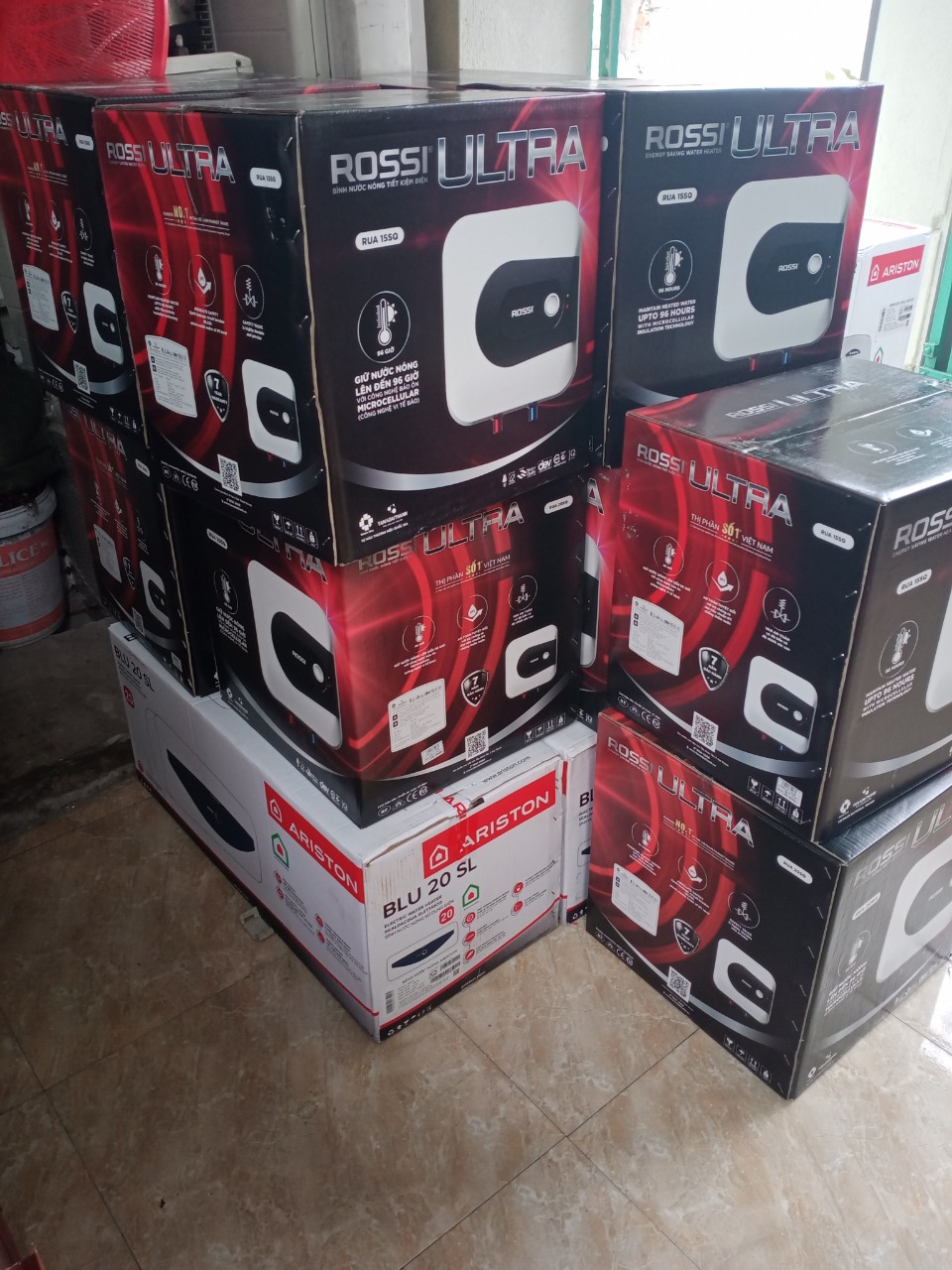 Bình nóng lạnh Rossi 20lit