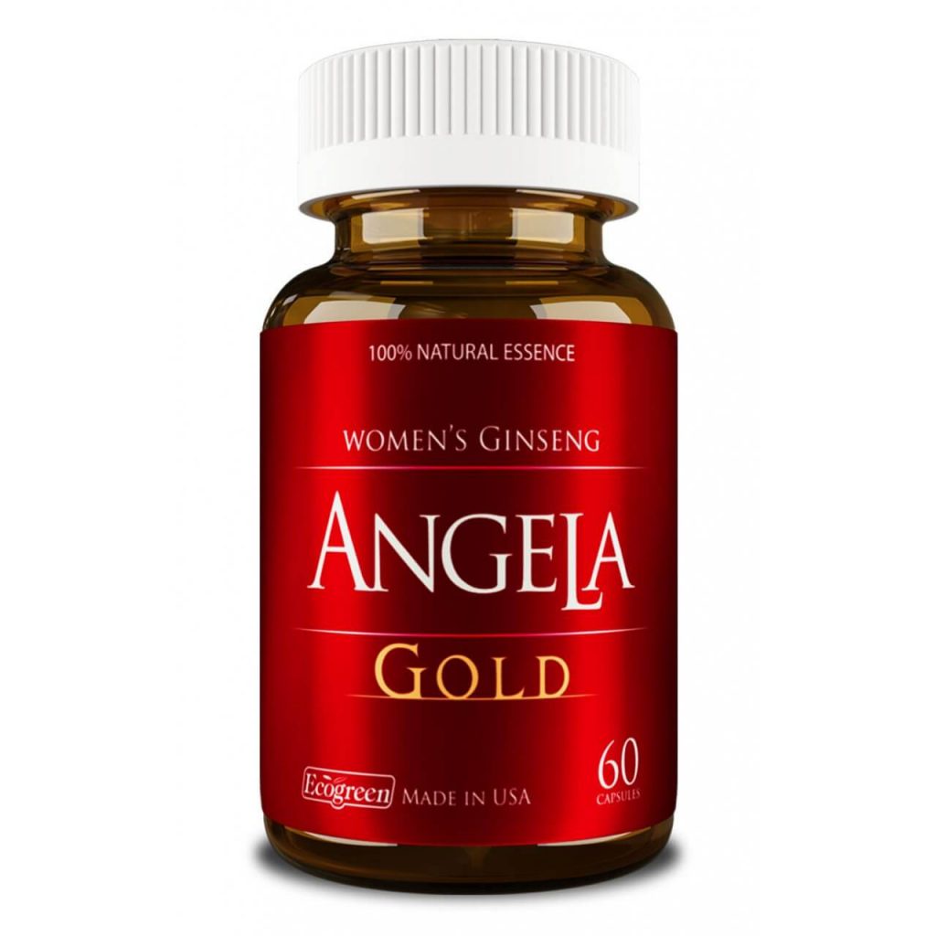 Viên uống Sâm Angela Gold sắc đẹp & sinh lý nữ lọ 30 viên & 60 viên có tem