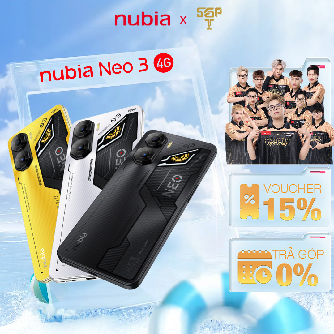 Mới Điện thoại Gaming Nubia Neo 3 4G 16 8+8 GB I 128GB - Hàng Chính Hãng