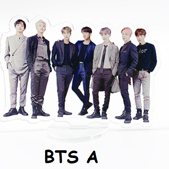 Standee mica tượng đứng trang trí để bàn bts festa 2019 9cm
