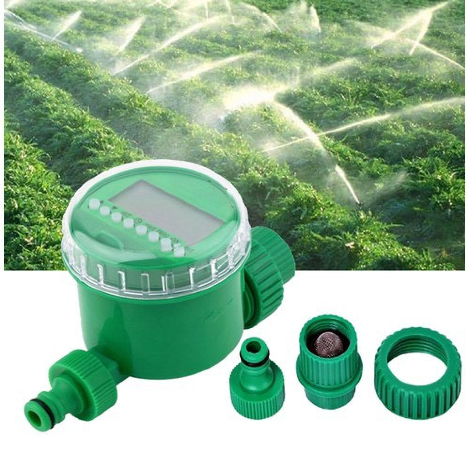 Đồng hồ hẹn giờ tưới nước cho cây, van hẹn giờ tưới dùng pin