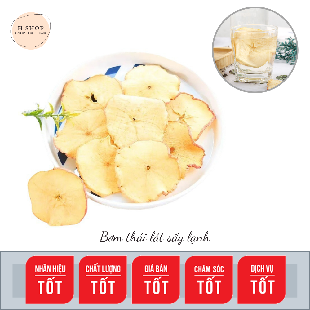 Bơm mỹ thái lát sấy lạnh gói 50g - hỗ trợ giảm cân