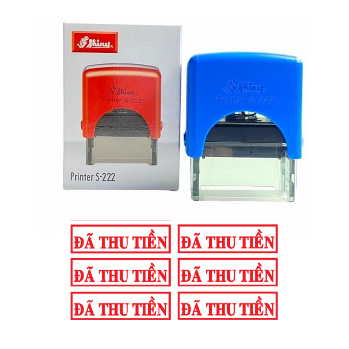 [HCM]Con Dấu Đã Thu Tiền-Khắc Dâu Chất Lượng Cao Thương Hiệu Shiny