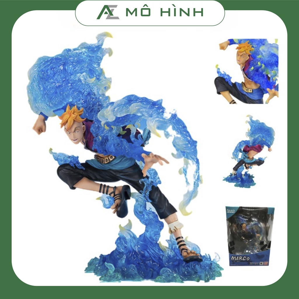 Mô hình One piece Marco Lam hỏa 18cm cực đẹp figure one piece decor trang trí làm quà tặng mô hình anime cực chất