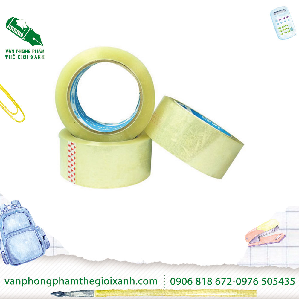 Băng keo trong/đục 5f 80 yard