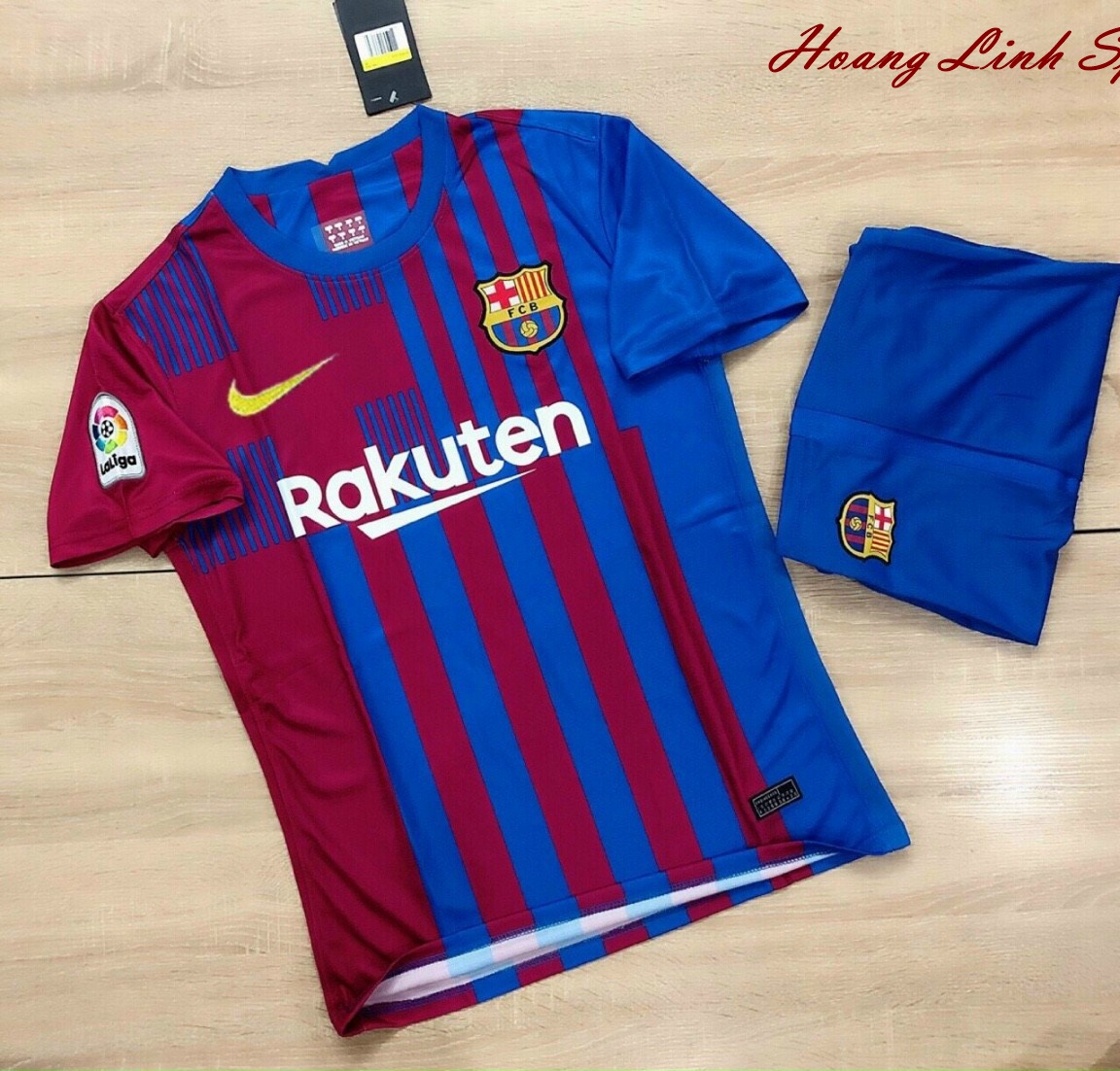 Áo Bóng Đá CLB Barcelona -Sân Nhà-Bản Thi ĐẤu-Chất Vải Polyester Thái Cao Cấp