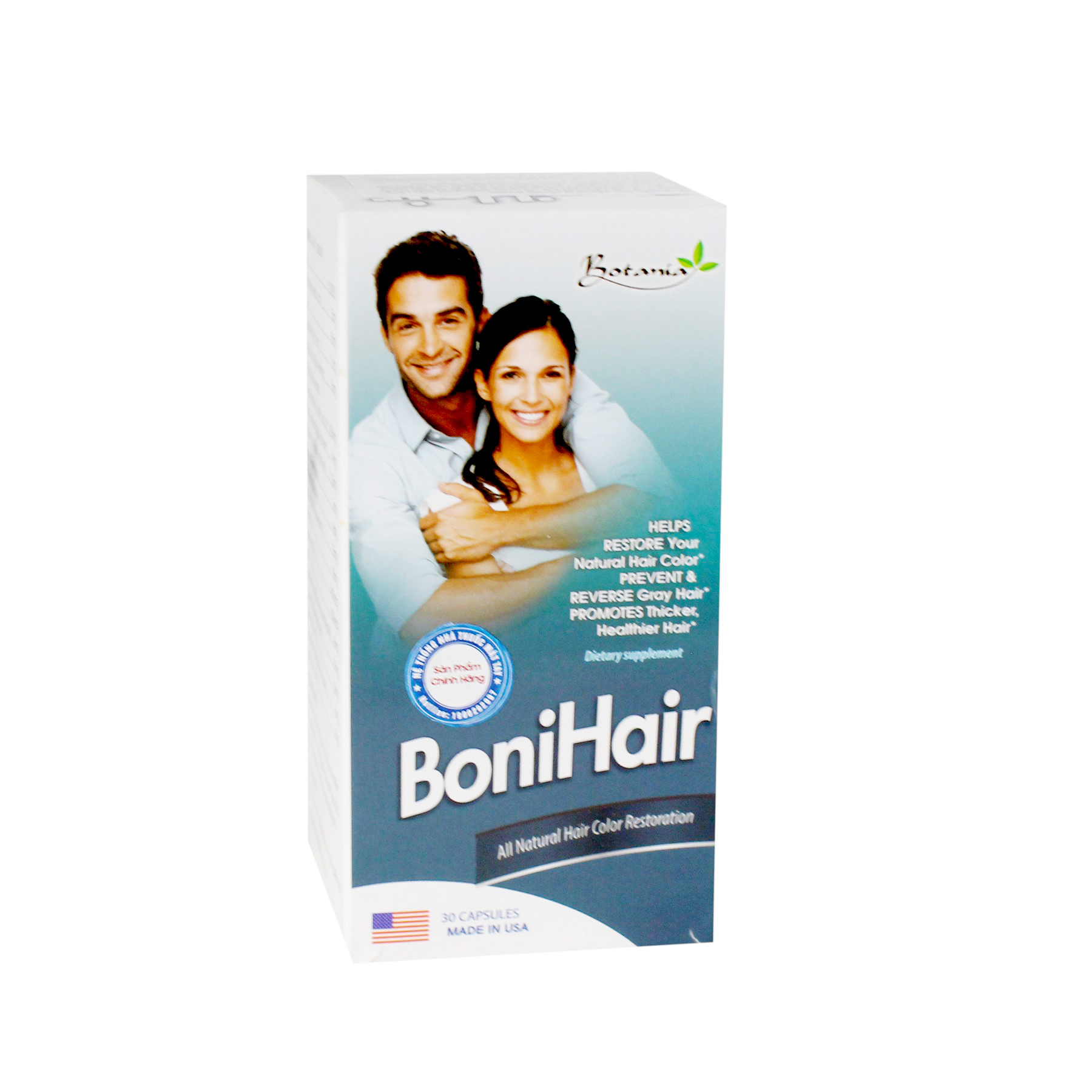 Bonihair - usa - lọ 30 viên - giảm rụng tóc, kích thích mọc tóc