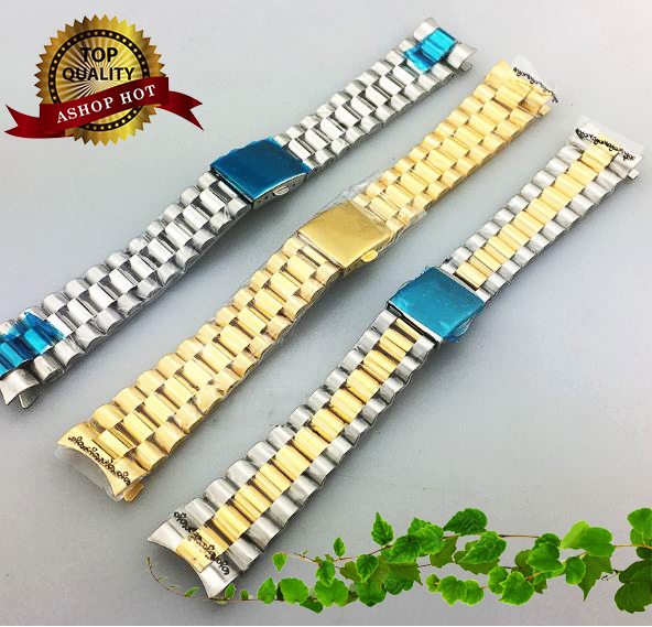 [ĐÚC XỊN] Dây đồng hồ kim loại Enicar, dây đồng hồ thép hạt nổi size 20mm (Tặng kèm chốt dây) cao cấp[5]