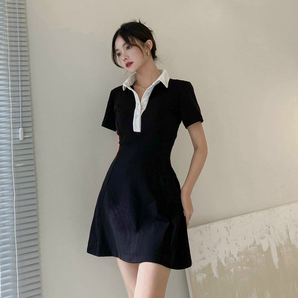 Đầm polo body tay ngắn xinh yêu, váy polo đi dự tiệc, đi chơi dạo phố, đi bar sang chảnh - có Bigsize KP Clothes