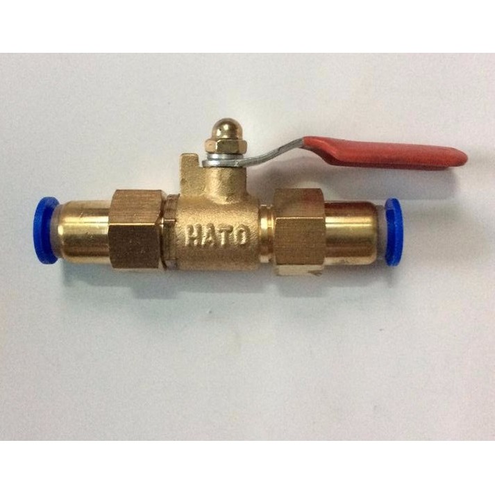 Van khóa đồng 8mm hiệu Hato