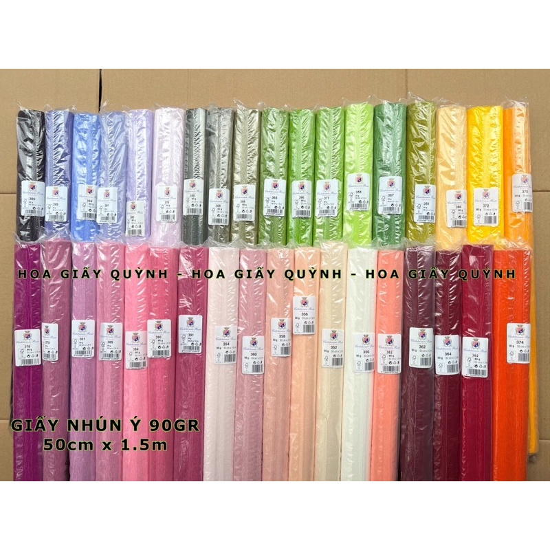 Giấy nhún ý 90gr - cuộn 50cm x 1.5m
