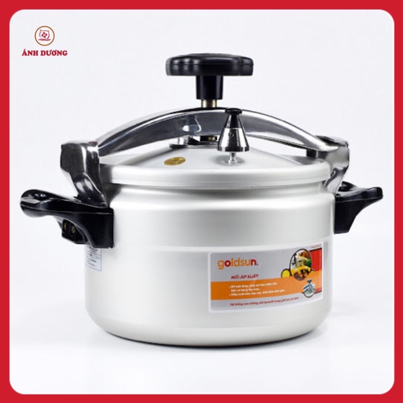 Nồi áp suất nhôm goldsun 2401/2501 | nhôm điện hóa mềm | dung tích 4l/5l