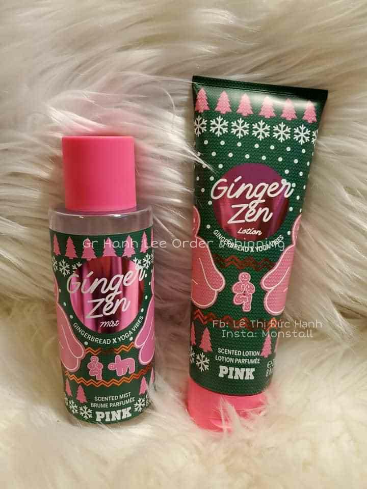Xịt Body Pink Limited Edition Ginger Zen Scented Mist Brume Parfumée