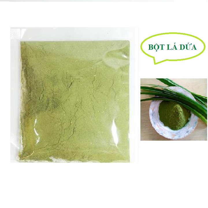 100G BỘT LÁ DỨA (BỘT LÁ NẾP) TẠO MÀU TẠO HƯƠNG BÒ ĐỘI NÓN