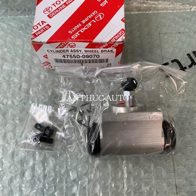 Heo thắng sau, Xy lanh phanh sau Toyota Fortuner, Hilux chính hãng #Toyota 47550-09070, 4755009070