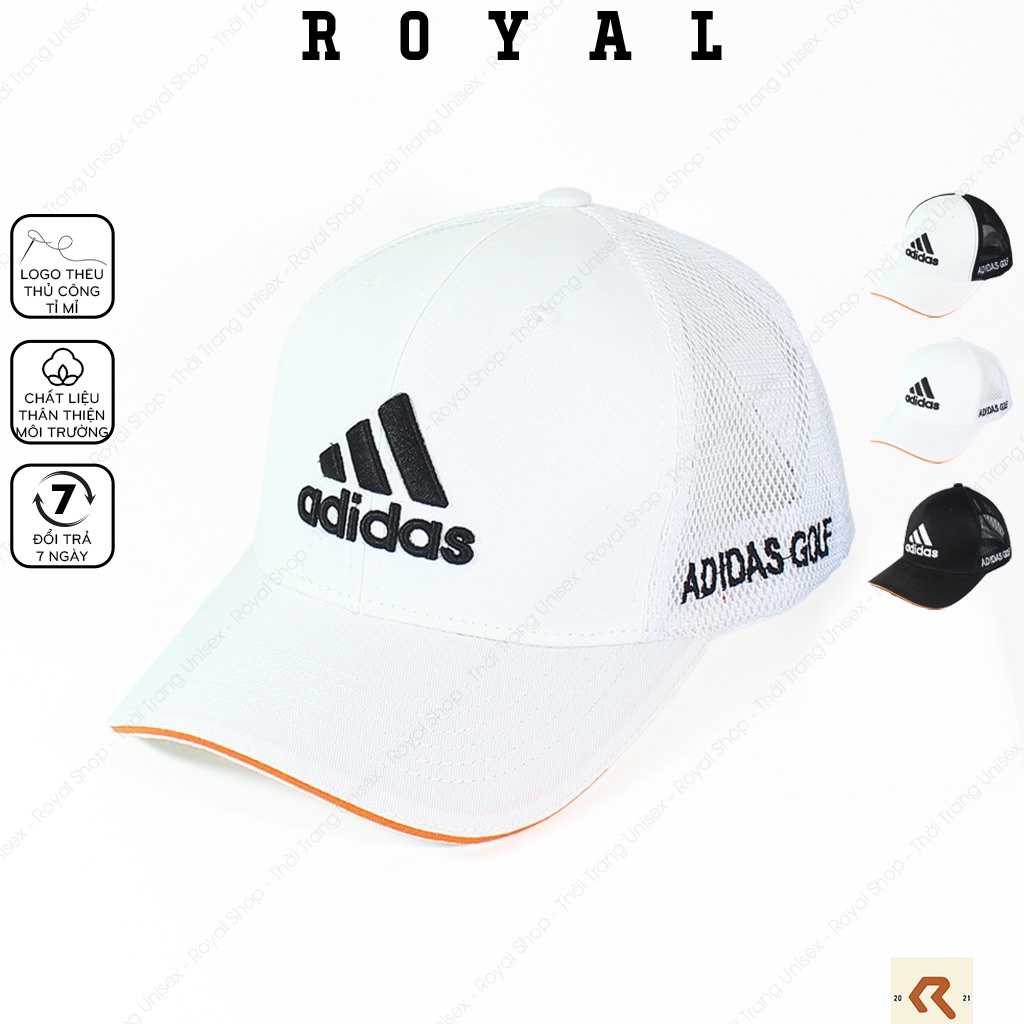 Mũ lưỡi trai lưới add nón lưỡi trai lưới nam nữ vải kaki adidas nón kết - royal caps