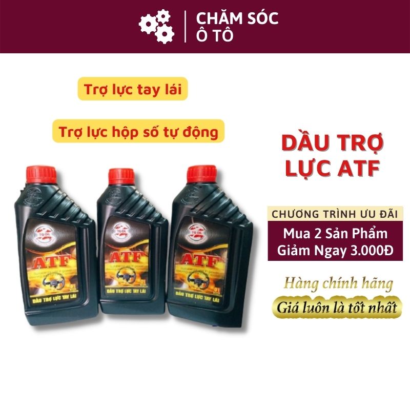 Dầu hộp số tự động và trợ lực tay lái atf🔥 freeship 🔥 dầu trợ lực giúp giảm ma sát, chống mài mòn - csotvn