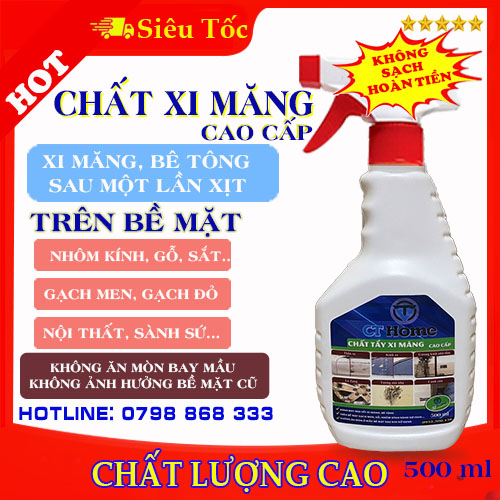 Chất tẩy xi măng, tẩy bê tông, tẩy xi măng cao cấp success 500ml & 350ml - làm sạch nhanh, hiệu quả cao