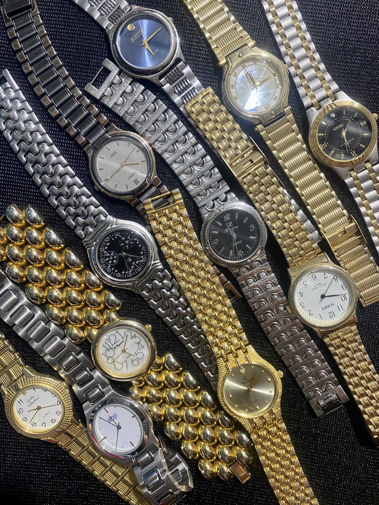 Đồng hồ nữ size trung phù hợp tay vừa đến to, hàng 2hand, vintage bãi Nhật