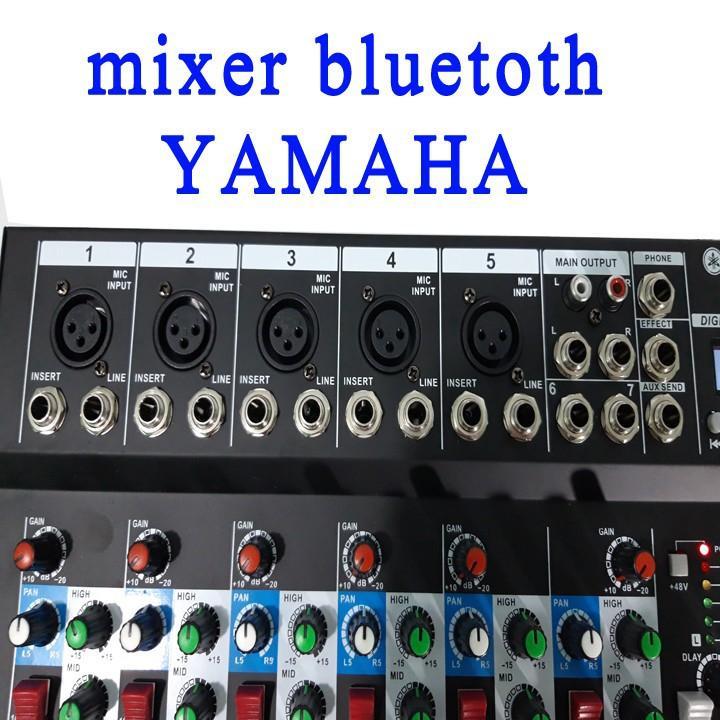 Mixer YAMAHA F7-MB Có Bluetooth Chống Hú Tuyệt Đối - Chất Âm Hay Cho Giàn