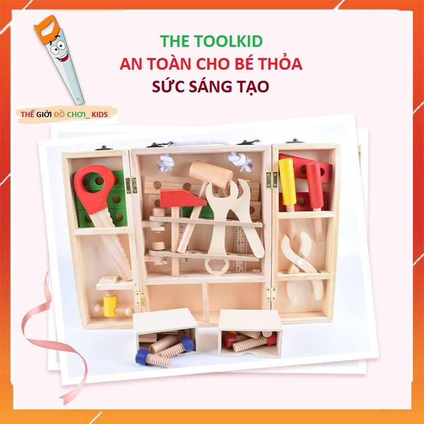 Bộ đồ chơi gỗ giáo dục hướng nghiệp , an toàn cho bé