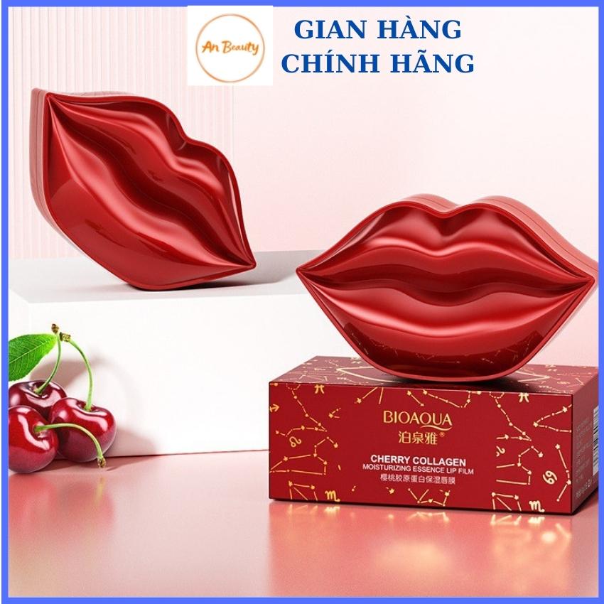 [ Hộp 20 miếng] Mặt Nạ Môi BIOAQUA Chiết Xuất Cherry Giúp Dưỡng Ẩm Giúp Môi Mịn Màng Căng Mọng Chống Nứt Nẻ Khô Môi Hiệu Quả
