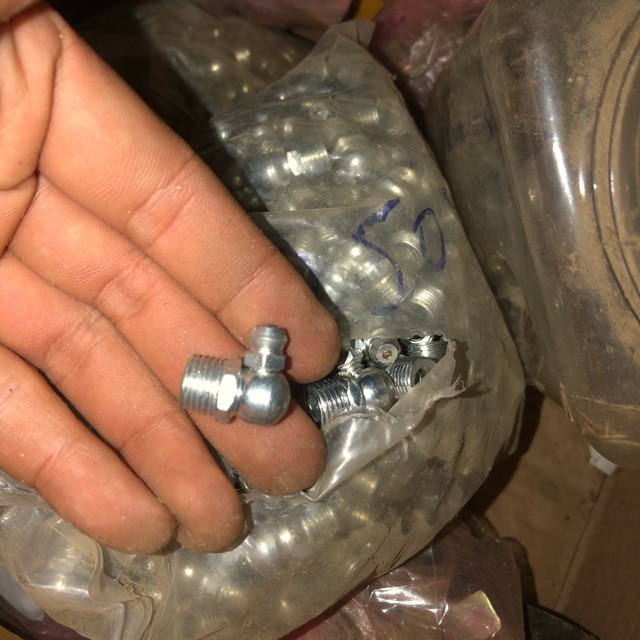 Sản phẩm gia đình làm: 10 Đầu bơm mỡ ô tô máy xúc tàu bè, phụ kiện thay thế, độ bền cao, cam kết như hình
